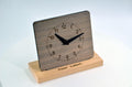 Personalized Clock Custom Made Desktop Table Silent Clock Walnut Wood