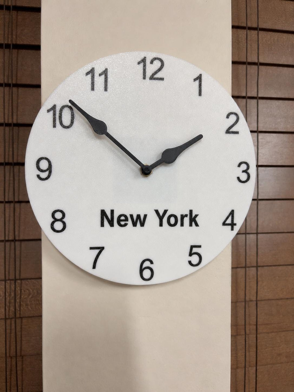 Custom Multi Time Zone Wall Clock, Silent Non-Ticking Clock, Minimalist Modern Wall Decor, Personalized City Time Clock, Office Gift